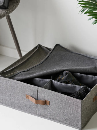 Noto Organizer Textil, dunkelgrau Aufbewahrung Living Nordic