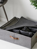 Noto Organizer Textil, dunkelgrau Aufbewahrung Living Nordic