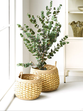 Strahan Korb-Set Seegras/Wasserhyazinthe, natur Korb Living Nordic