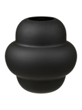 Vase mundgeblasenes Glas, schwarz Vase Living Nordic