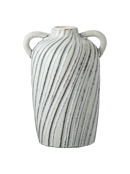 Vase Keramik, blau Vase Living Nordic