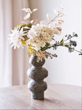 Vase Keramik, dunkelgrau Vase Living Nordic