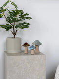 Deko-Pilze Keramik, grün/braun/blau Dekoration Living Nordic
