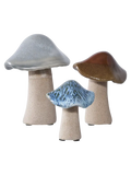 Deko-Pilze Keramik, grün/braun/blau Dekoration Living Nordic