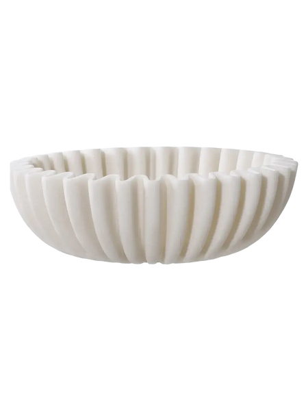 Schale Polyresin, beige Schale Living Nordic