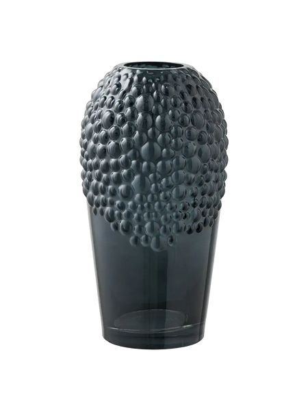 Vase Glas, dunkelgrau Vase Living Nordic