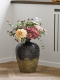 Vase Keramik, dunkelblau Vase Living Nordic
