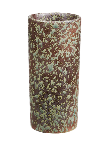 Vase Keramik, dunkelbraun/dunkles Waldgrün Vase Living Nordic