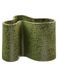 Vase Keramik, dunkles Waldgrün Vase Living Nordic