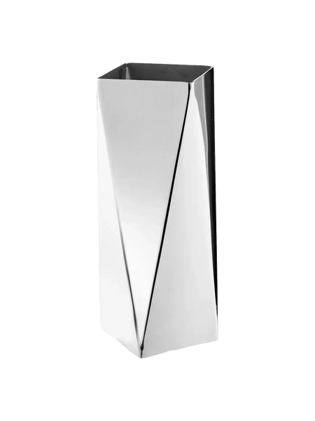 Vase Edelstahl, silber Vase Living Nordic