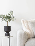 Blumentopf Keramik, schwarz Dekotopf Living Nordic