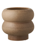 Blumentopf Keramik, braun Dekotopf Living Nordic