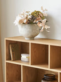 Blumentopf Keramik, grau Dekotopf Living Nordic