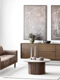 Blumentopf Keramik, dunkles Waldgrün/braun Dekotopf Living Nordic