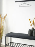 Vita Garderobe mit 5 Haken Stahl, schwarz Garderobe Living Nordic