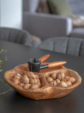 Nola Schale Teakholz, natur Schale Living Nordic