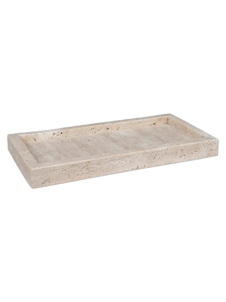 Tablett Travertin, natur Tablett Living Nordic