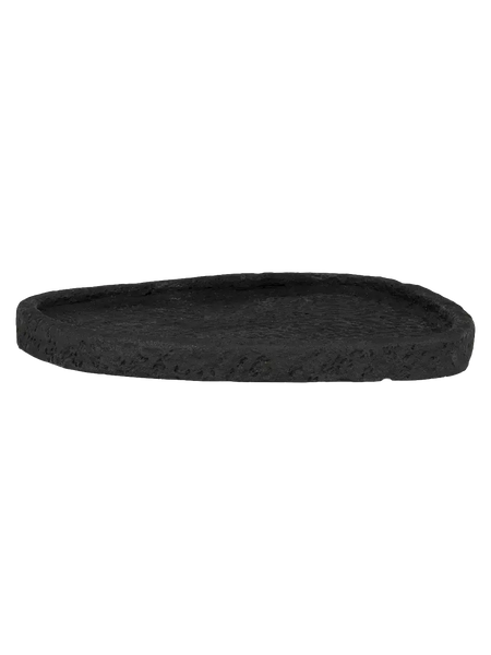Tablett Zement, schwarz Tablett Living Nordic