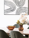 Schale mundgeblasenes Glas, rauchbraun Schale Living Nordic