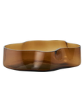Tablett Glas, rauchbraun Tablett Living Nordic