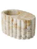 Teelichthalter Zement, braun/beige Kerzenhalter Living Nordic
