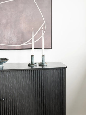 Kerzenhalter Keramik, Key-Largo-Blau Kerzenhalter Living Nordic