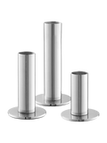 Kerzenhalter-Set Edelstahl, silber Kerzenhalter Living Nordic
