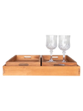 Faro Tablett Teakholz, natur Tablett Living Nordic