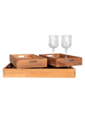 Faro Tablett Teakholz, natur Tablett Living Nordic