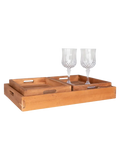 Faro Tablett Teakholz, natur Tablett Living Nordic