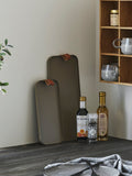 Tablett Stahl, braun Tablett Living Nordic
