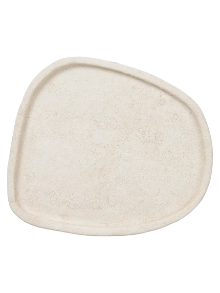 Tablett Zement, beige Tablett Living Nordic