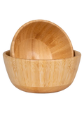 Chefalu Schalen-Set Bambus, natur Schale Living Nordic