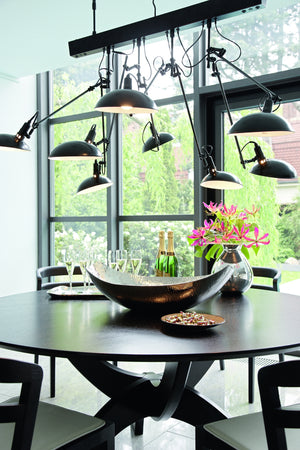 Deckenleuchte | Switch On Deckenleuchten – Industrial Design aus Stahl & Aluminium, höhenverstellbar - 3-armig (3 Reflektoren) von Lambert online kaufen bei LIVINGforme.