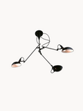 Deckenleuchte | Switch On Deckenleuchten – Industrial Design aus Stahl & Aluminium, höhenverstellbar - 3-armig (3 Reflektoren) von Lambert online kaufen bei LIVINGforme.