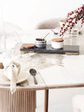 Diu Tablett Marmor, schwarz/Messing Tablett Living Nordic
