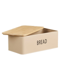 Tula Brotkasten mit 3 Dosen Metall/Bambus, beige Küchenaccessoire Living Nordic