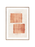Mina Leinwandbild No. 2, beige/braun Wanddekoration Living Nordic