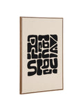 Tine Wanddekoration getuftet, schwarz/braun, 50x70 cm von Living Nordic – Ansicht 4