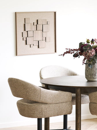 Gala Wandrelief braun Wanddekoration Living Nordic