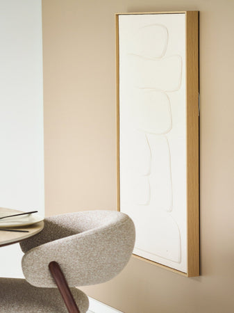 Victoria Wandrelief No. 2, beige – 60x120 cm Wanddekoration Living Nordic