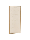 Victoria Wandrelief No. 2, beige – 60x120 cm Wanddekoration Living Nordic