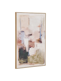 Inez Leinwandbild mit handbemalten Details, sandbeige Wandbild Living Nordic