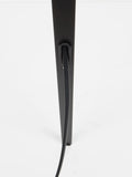 Tripod Stehleuchte in Schwarz, Detail