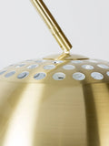 Metal Bow Stehleuchte in Messing, Detail