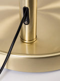 Metal Bow Stehleuchte in Messing, Detail