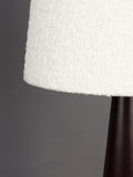 Miki Stehleuchte Bouclé Weiß, Detail