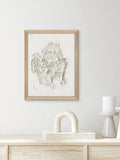 Wandbild White Beach | Nordic Art