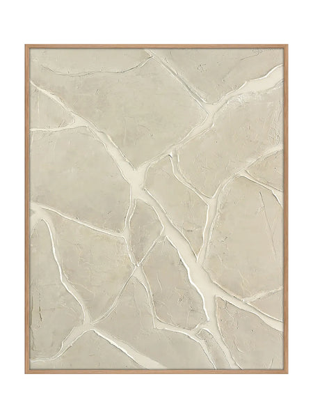 Wandbild White Trace | Nordic Art