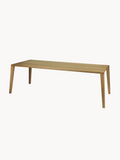 Esstische | Aracol Tisch Eiche Massiv - 100 × 240 × H 76 cm von Lambert online kaufen bei LIVINGforme.